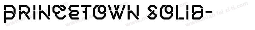 princetown solid字体转换